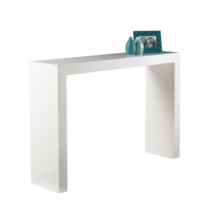 47 in. Console Table, White