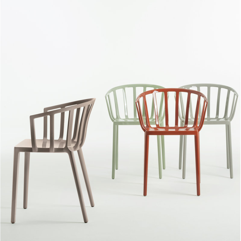 Venice Outdoor Dining Armchair, Gray