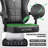 Gaming Chair with Footrest, Ergonomic Computer Chair with Lumbar Support, with 4D Foam Sports Seat Cushion, Breathable Leather Material, Height Adjustable Adult Office Chair-110732874