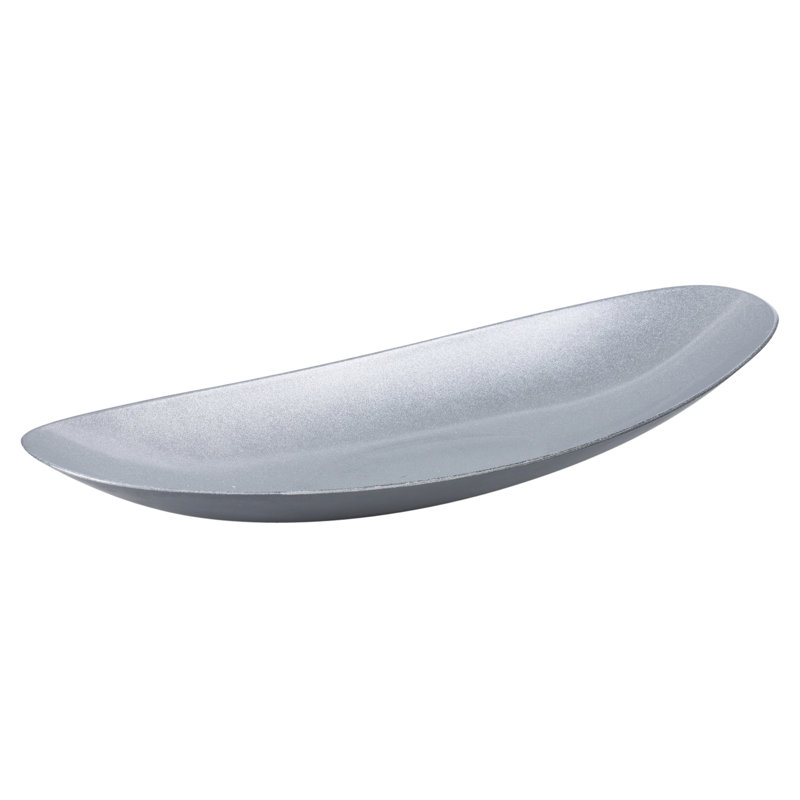 Serenity Melamine Tray, Gold, 4cm H x 40cm W x 17cm D