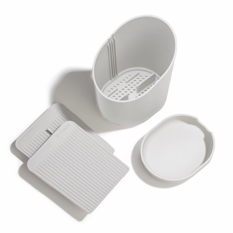 Recycled Cutlery Drainer, Stone