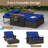 Talleysville 66 " W Wicker with Cushions-1227346268