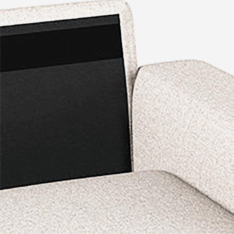Sofas for families, apartments, dorms, bonus rooms, compact Spaces with lounge lounges, Beige Linen Blend