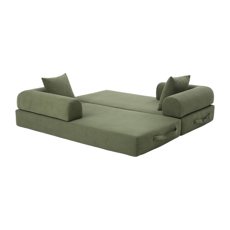 Canapé pliable et compressible, doté d'une structure en métal robuste, il vous permet de créer librement un espace de loisirs personnalisé. Une combinaison de métal moderne et de tissu pour les petits espaces
