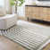 Machine Washable Shaggy Boho Grass Green Area Rug