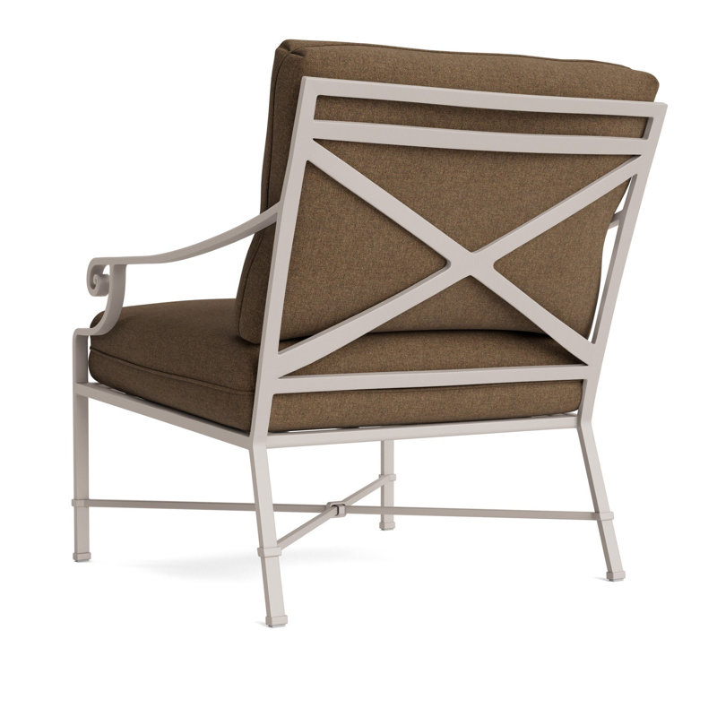 Venetian Outdoor Lounge Chair, Fusion Moccasian, Dove Smooth