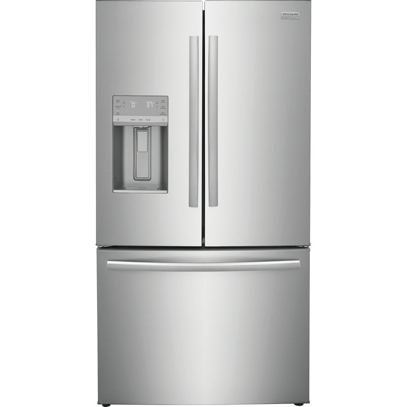 Frigidaire Gallery 36 " 22.6 Cubic Feet Freestanding French Door Refrigerator with Ice Maker, Stainless Steel