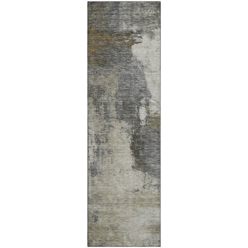 Premium Machine Washable Natoma AMF1068 Modern Rug, Runner 2'3" x 7'6"