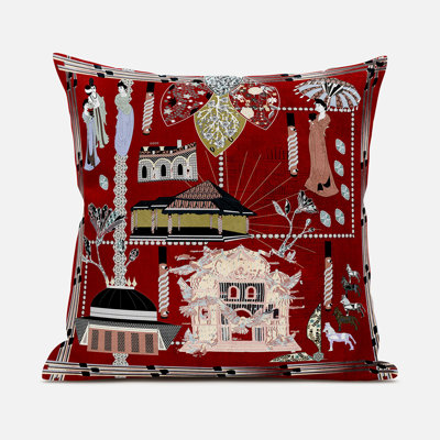 Polyester Throw Square Pillow Cover & Insert