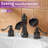 8-16 Inch 3 Holes 2 Handle Widespread Bathroom Sink Faucet-45046789-88514474