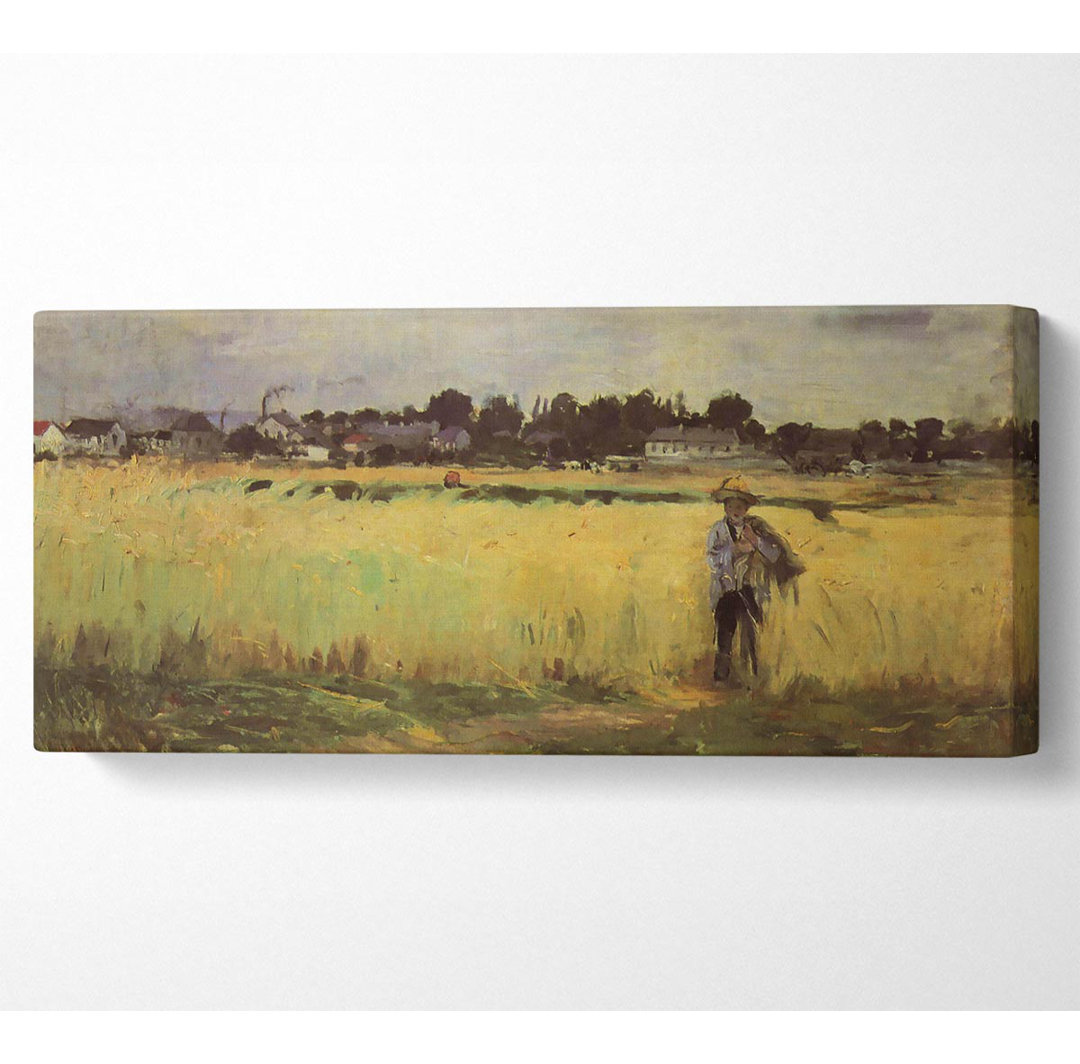 Morisot im Weizenfeld - Kunstdrucke auf Leinwand - Wrapped Canvas