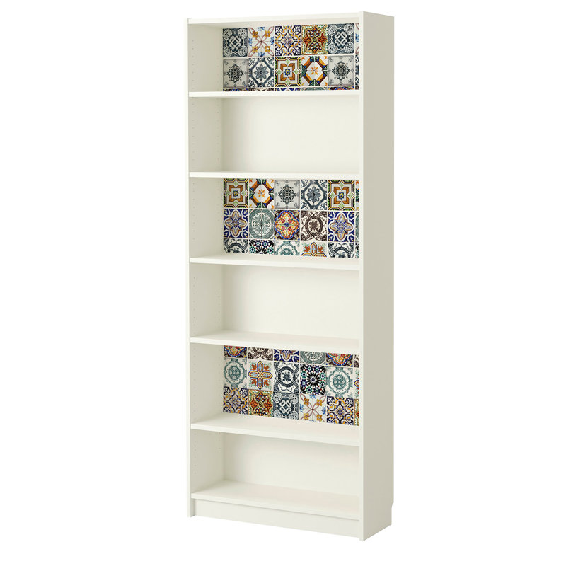 Ensemble 4 pièces de décalcomanie murale tiles