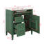 Meuble-lavabo autoportant de 30 po avec lavabo supérieur, meuble-lavabo moderne encastrable avec 2 tiroirs et un tiroir basculant-1285802075
