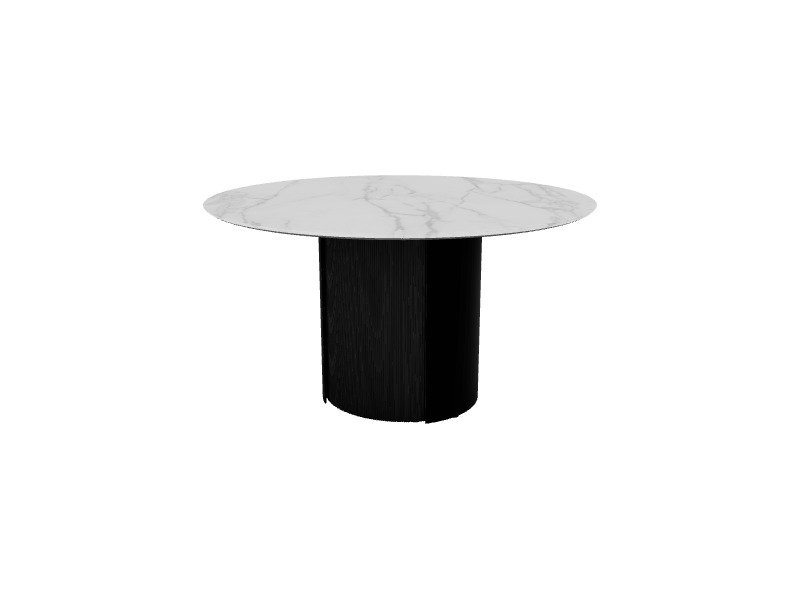 Tables extensibles Yoroi, Marbre blanc soyeux