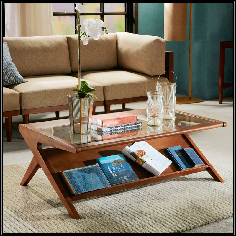 Table basse Rocket avec verre trempé