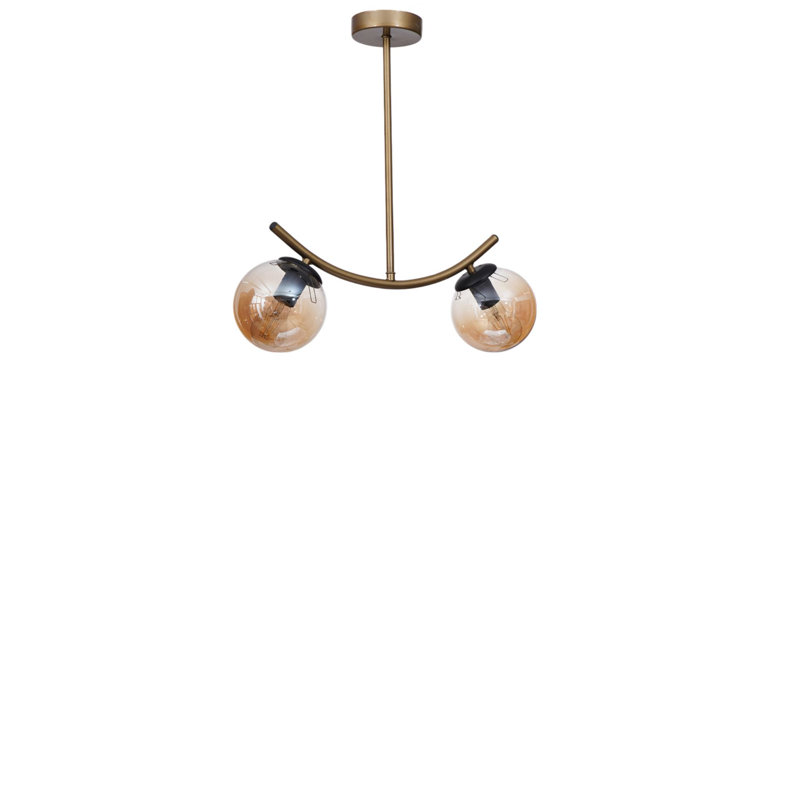 Lustre, Miel / or, Deux lumières, 2 niveaux