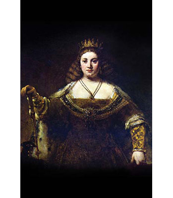 " Juno " by Rembrandt Van Rijn
