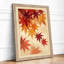 Autumn Leaves Adrift Botanical - Framed Print-1112876045-1112876144