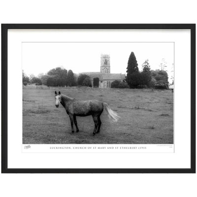 Luckington, Church Of St Mary And St Ethelbert C1955 - Single Picture Frame Print