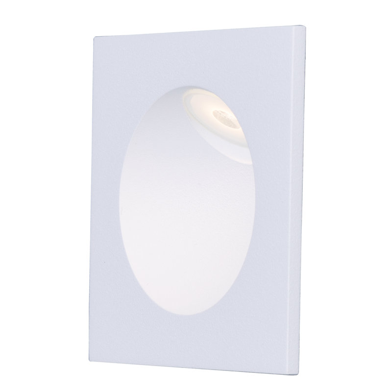 Azral Low Voltage Integrated LED Metal Deck Light, White