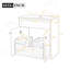 Ensemble de meuble-lavabo avec lavabo en céramique et portes à fermeture en douceur-318523192