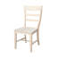 Chaise en bois massif Deauntae