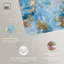 Décoration murale imprimée en acrylique «Gilded Ocean III» par Art Remedy, prête à être suspendue, 10 x 15-1396712051-1396712057