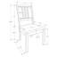 Chaise de salle à manger, ensemble de 2, d'appoint, rembourrée, de cuisine