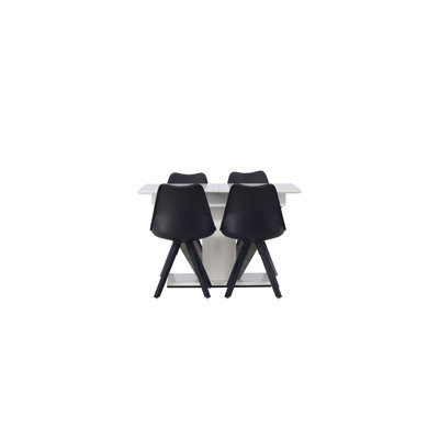 Zuniga 4 - Person Dining Set