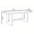 Solid Wood Desk – Rectangular Computer Desk for Home and Office-1652332617