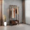 Mobile Coat Rack with Storage
