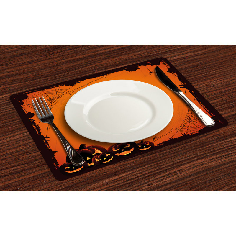 Midway Halloween Pumpkin Scary Placemat