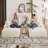 79" Compression Oversized Chaise Lounge Chair Indoor, Corduroy Upholstered Sofa Bed With 2 Throw Pillows, Sleeper Chair, Reading Chair, Comfy Lounge Chair Indoor, Cloud Sofa, Fluffy Couch-2071000599