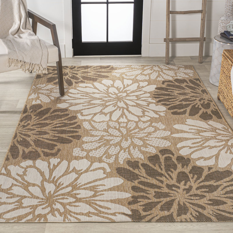 Tapis d'intérieur / d'extérieur Zinnia, Rectangle 6 pi x 9 pi
