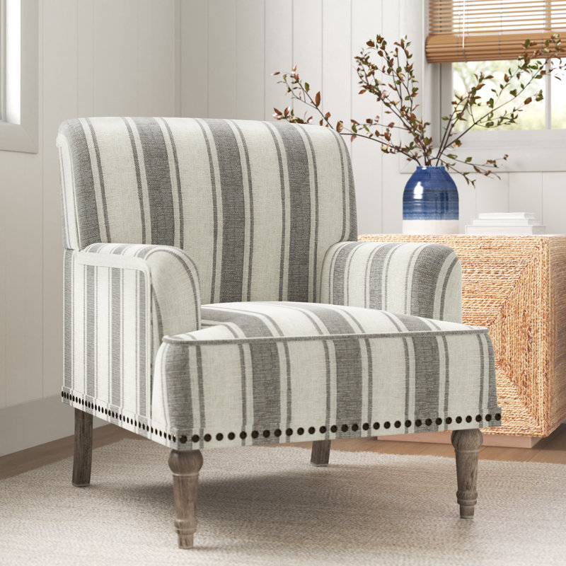Arching 73Cm Wide Armchair, Grey