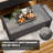Baranowski 4 Seater Rattan Conversation Set