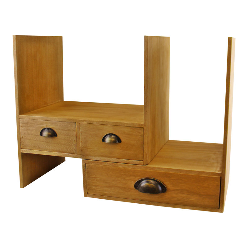 Maysville Wood Desk Organiser