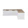 Eslick Solid Wood Corner Breakfast Nook Bench with Storage