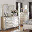Commode 1 chambre classique avec tiroirs de rangement en argent antique