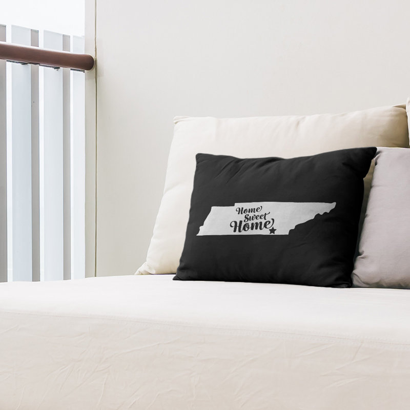 Coussin lombaire intérieur/extérieur doux pour la maison, Chattanooga, Noir