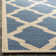 Tapis Linden 122 en bleu / crème
