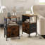 Mosinak 38cm W Manufactured Wood Bedside Table
