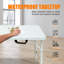Table pliante portative intérieure et extérieure de 4 pi, poids maximum 135 kg, table pliable pour le camping - blanc