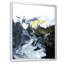 Or blanc et nuages de marbre jaune I - peinture sur toile-67229233-67229241