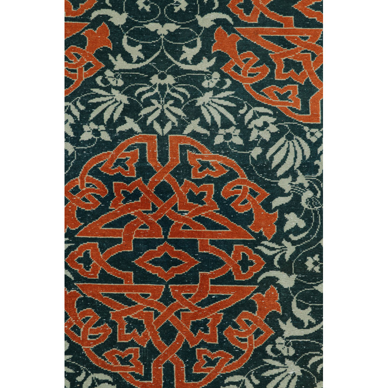One-of-a-Kind 3'6”x8'2” Hand Knotted Area Rug