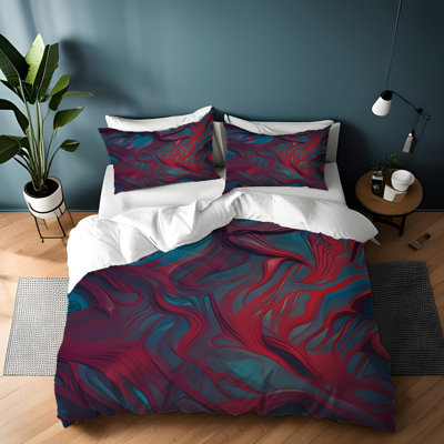 Polyester Abstract Duvet Cover