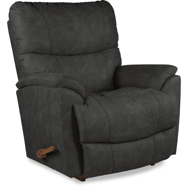 Trouper Manual Rocking Recliner with iClean Fabric,  Ink Urethane