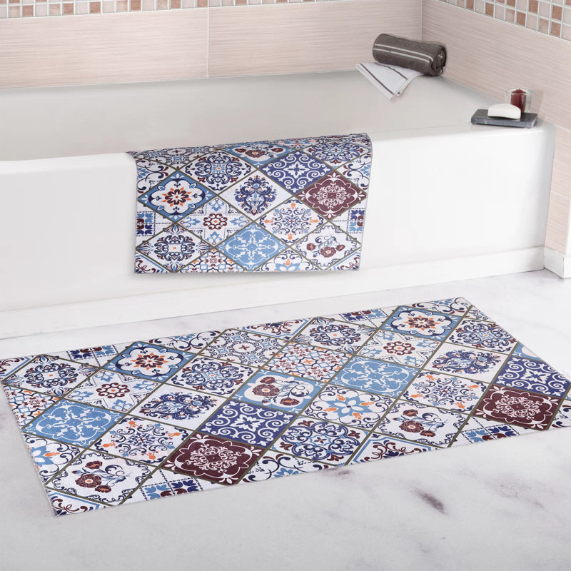 Trellis Cotton and Chenille Flatweave Area Rug, 155 x 230 cm