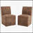 Versatile Swivel Upholstered Dining Chairs with Casters and Storage, Suitable for Multiple Rooms and Various Activities-79406541