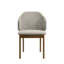 Ensemble de 2 chaises d'appoint moelleuses en chenille